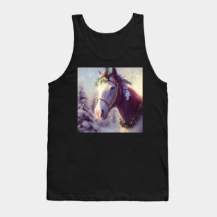 Christmas Horses Series Tank Top